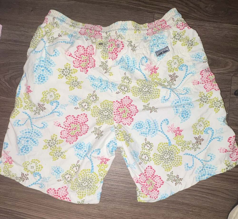 Vilebrequin Floral Print Swim Trunks Size Large
